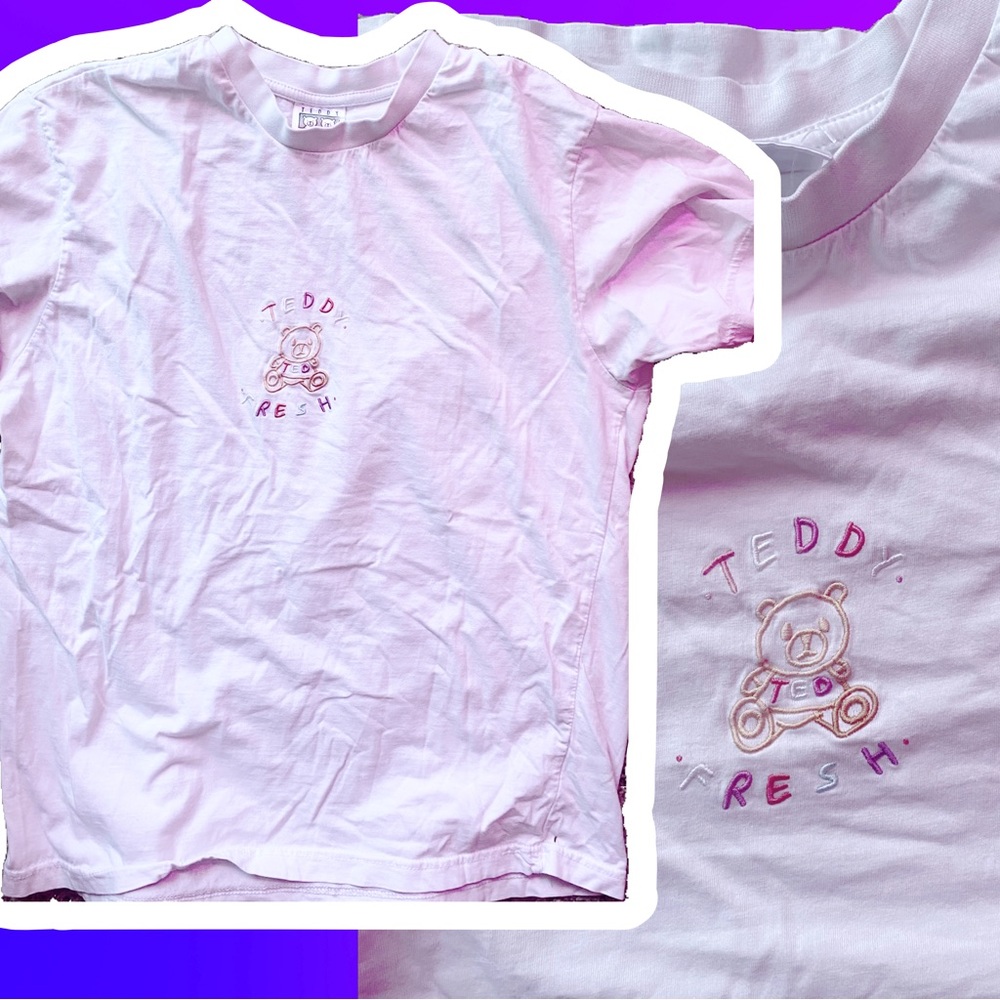 Teddy Fresh White T🧸